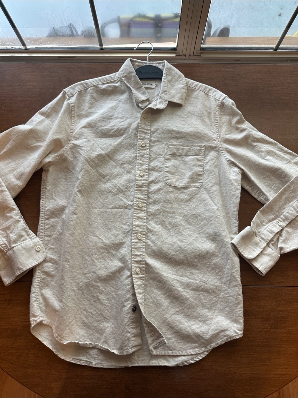Taylor stitch hemp California shirt natural 40/M